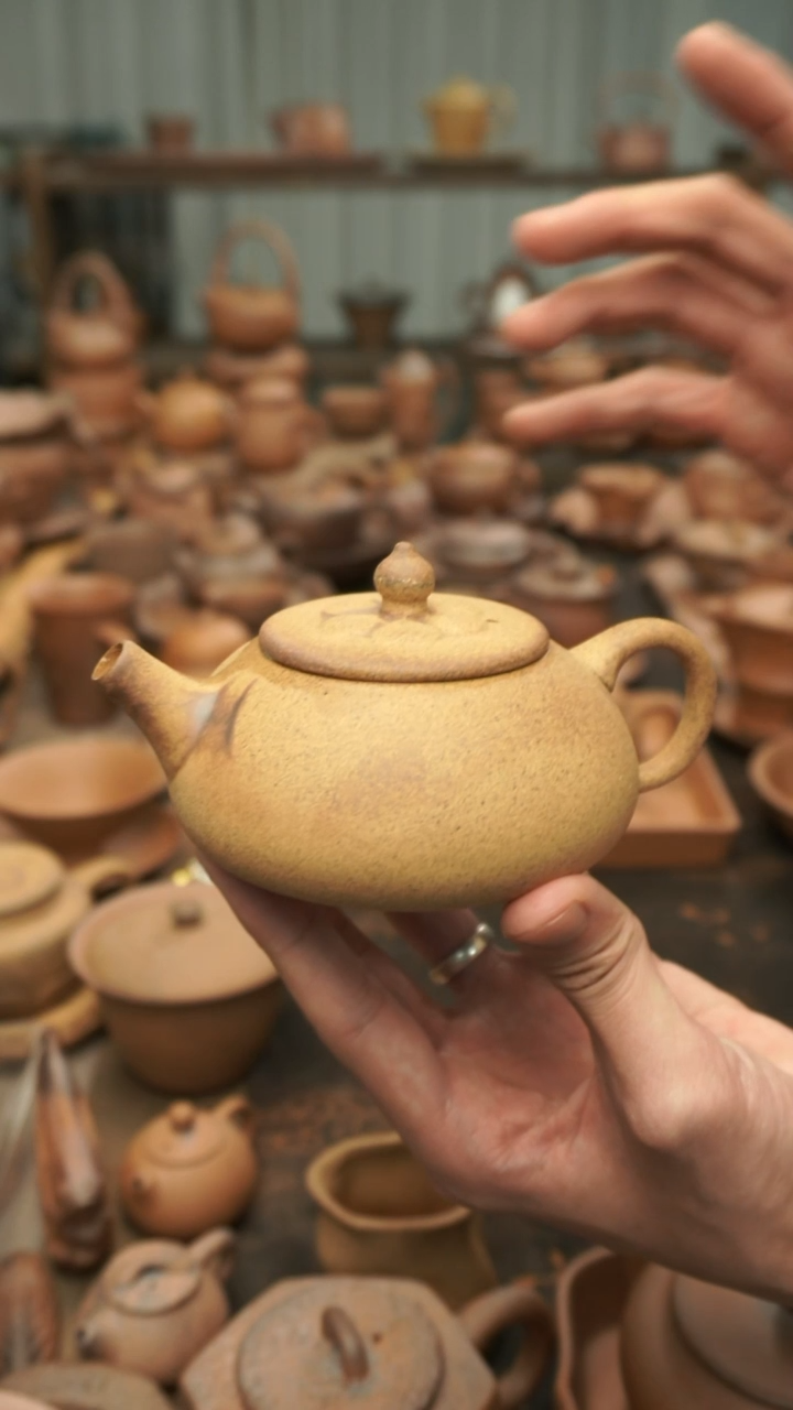 老岩泥原矿老岩泥  石瓢壶175ml