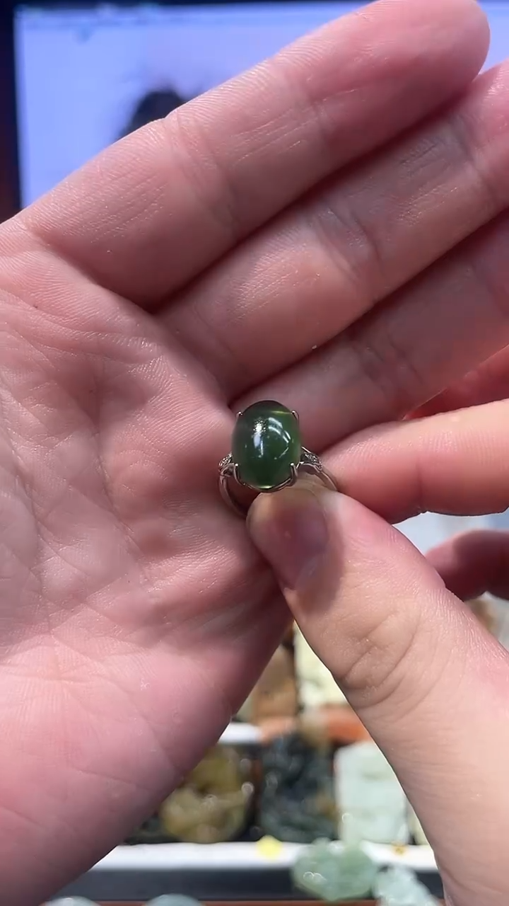 【闪购商品】岫玉戒指未镶嵌多样性发货*拍一发一