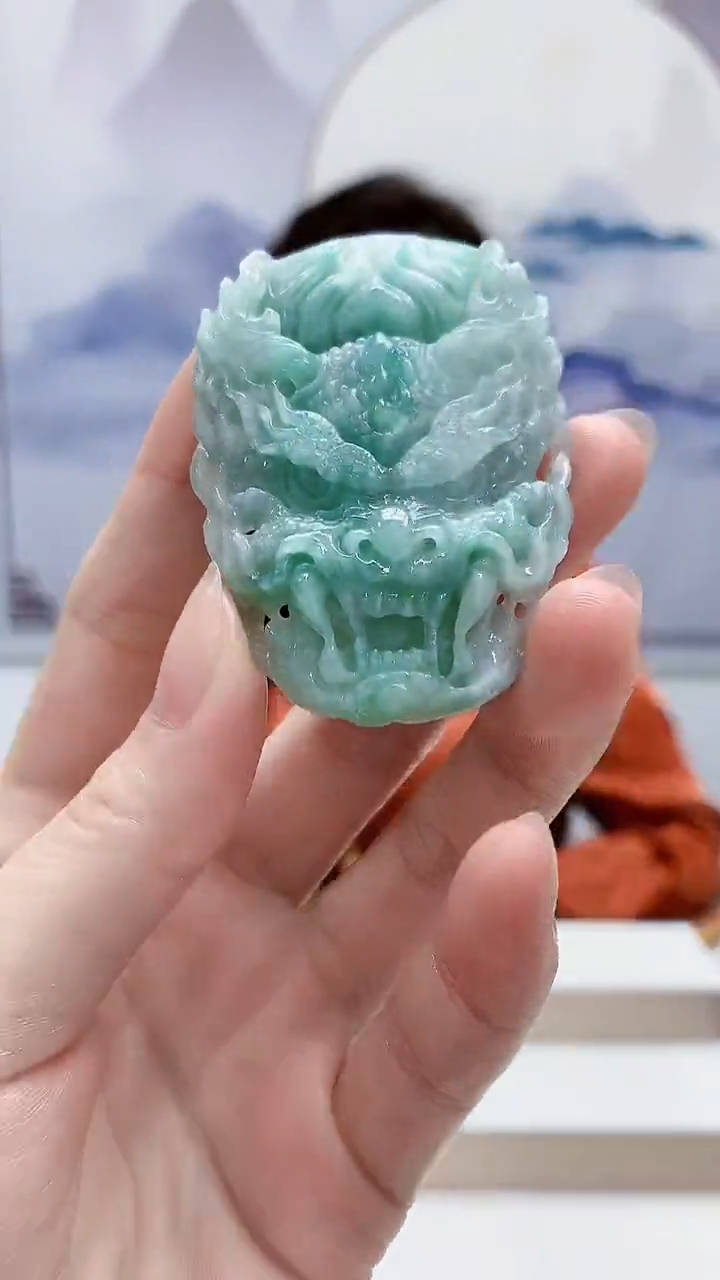 未镶嵌定制翡翠4829ry-毛货挂件138