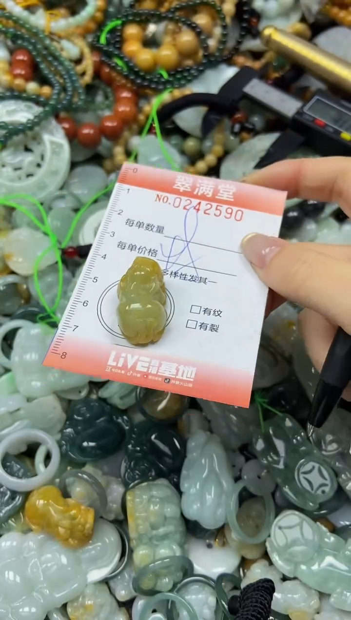 未镶嵌挂件翡翠闪购0242590