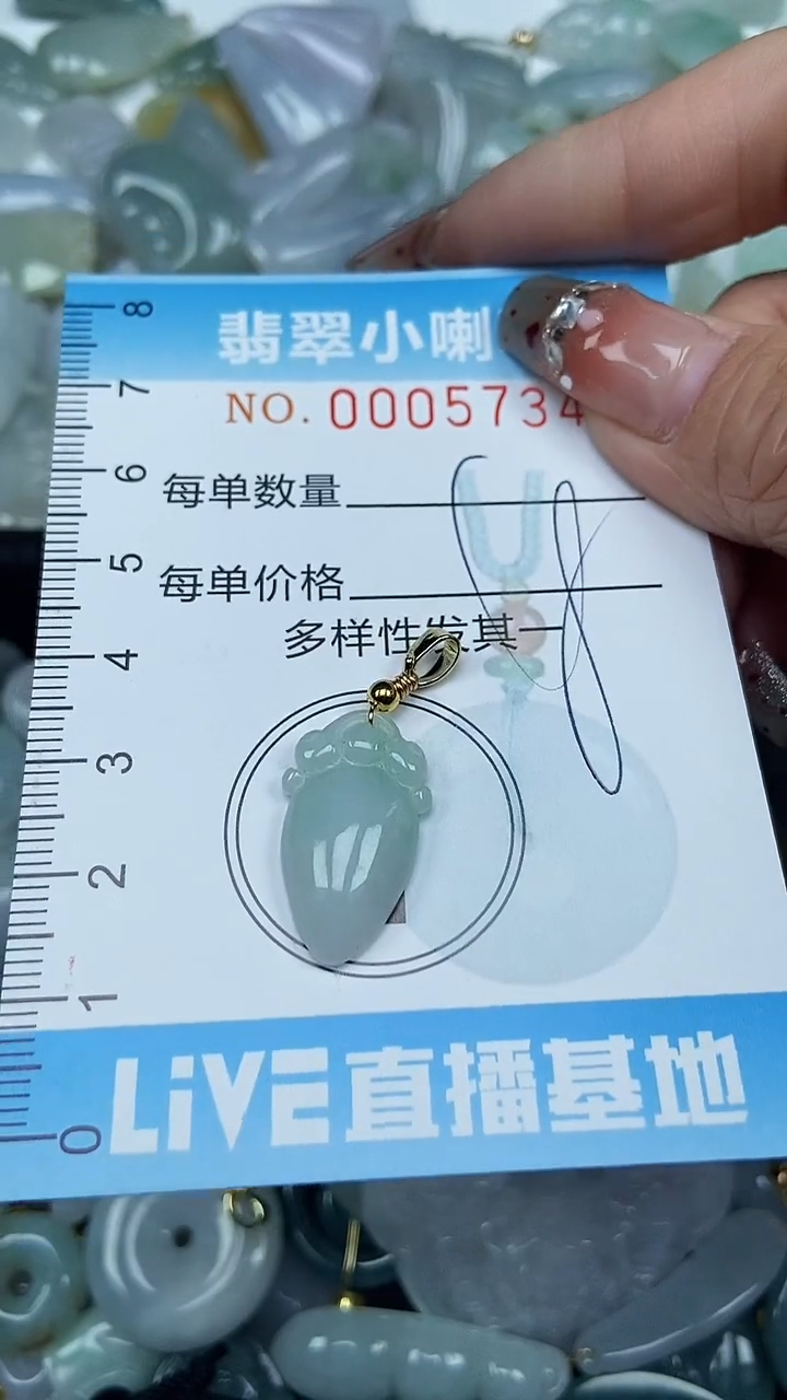 【闪购商品】翡翠颈饰未镶嵌闪购0005734多样性发其一