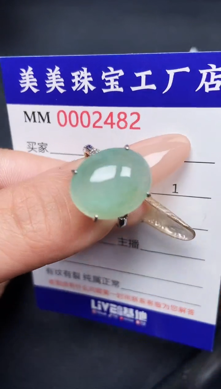 【闪购商品】翡翠颈饰银S925镶嵌2482