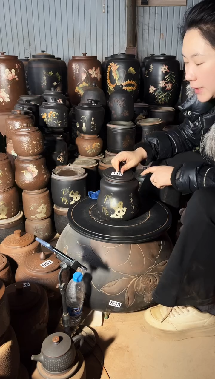 【闪购商品】壶瑕疵茶叶罐小葫芦彩填 348