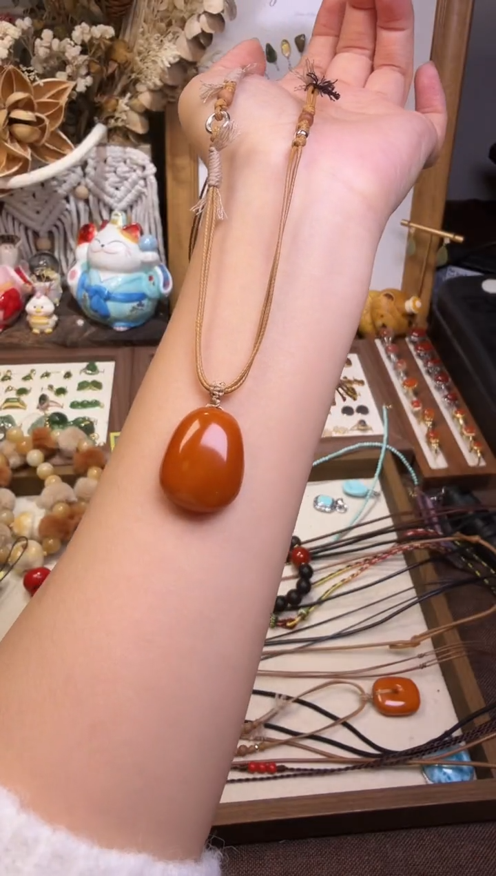 水晶摆件未镶嵌项链