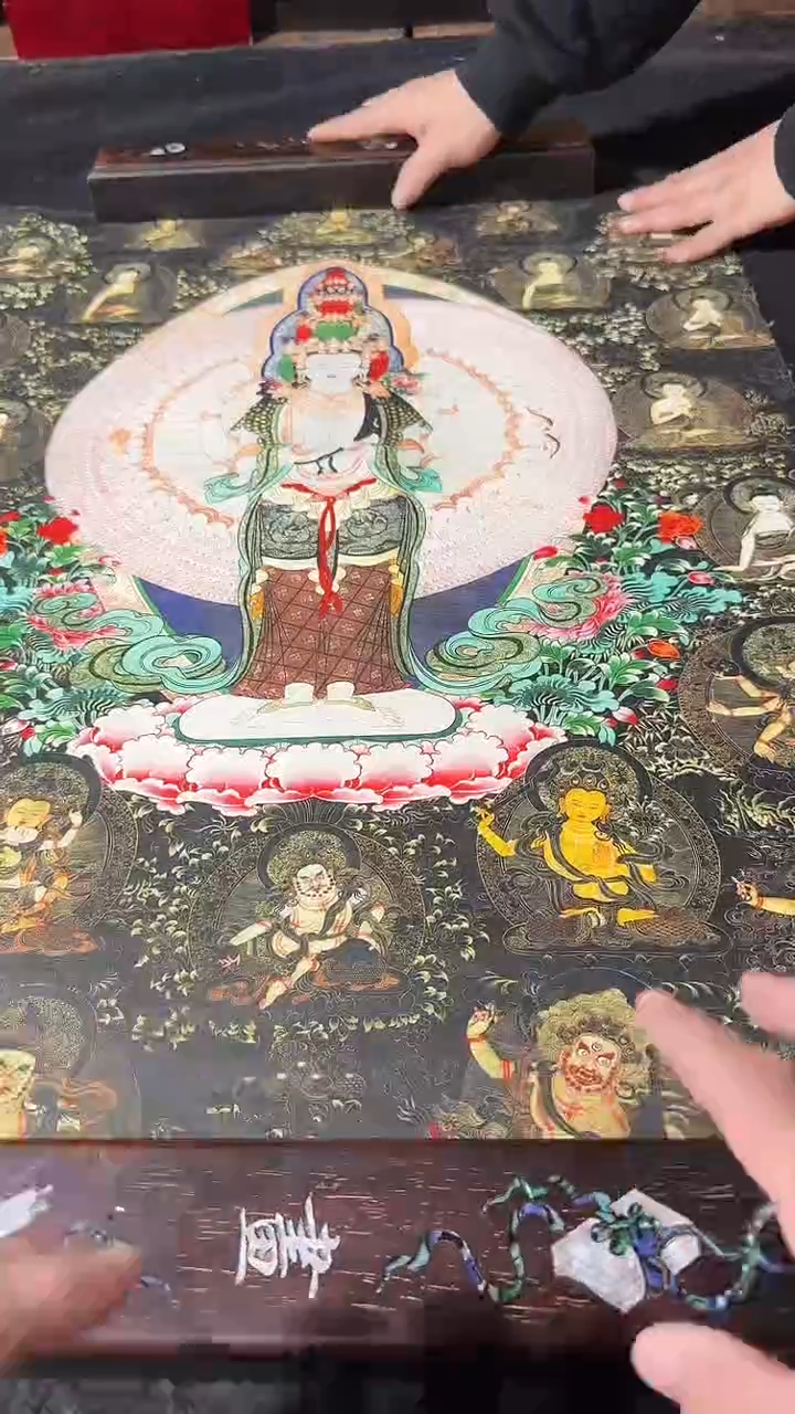 卷轴画藏式珍藏彩绘艺术馆9
