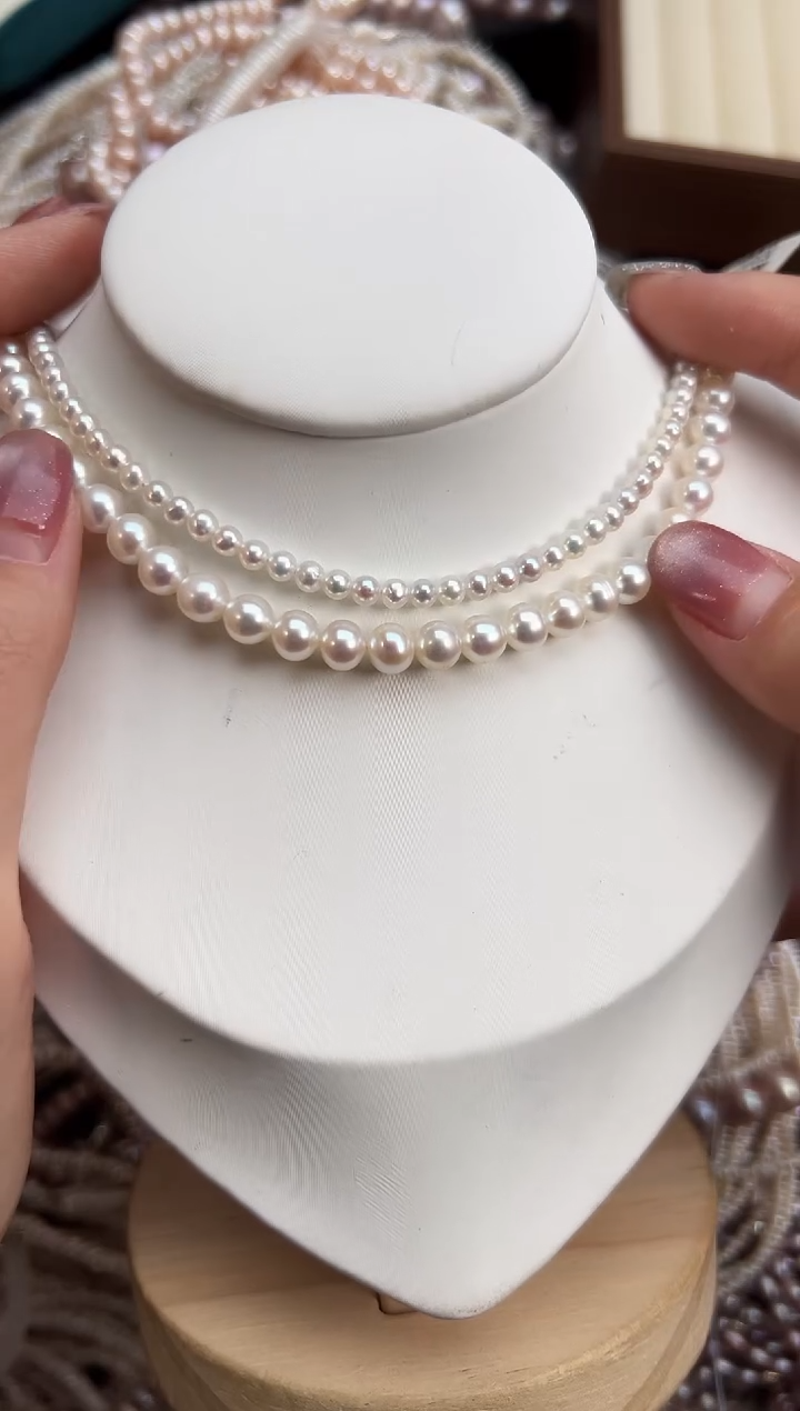 未镶嵌69淡水珍珠火*兔珍珠项链（一套）