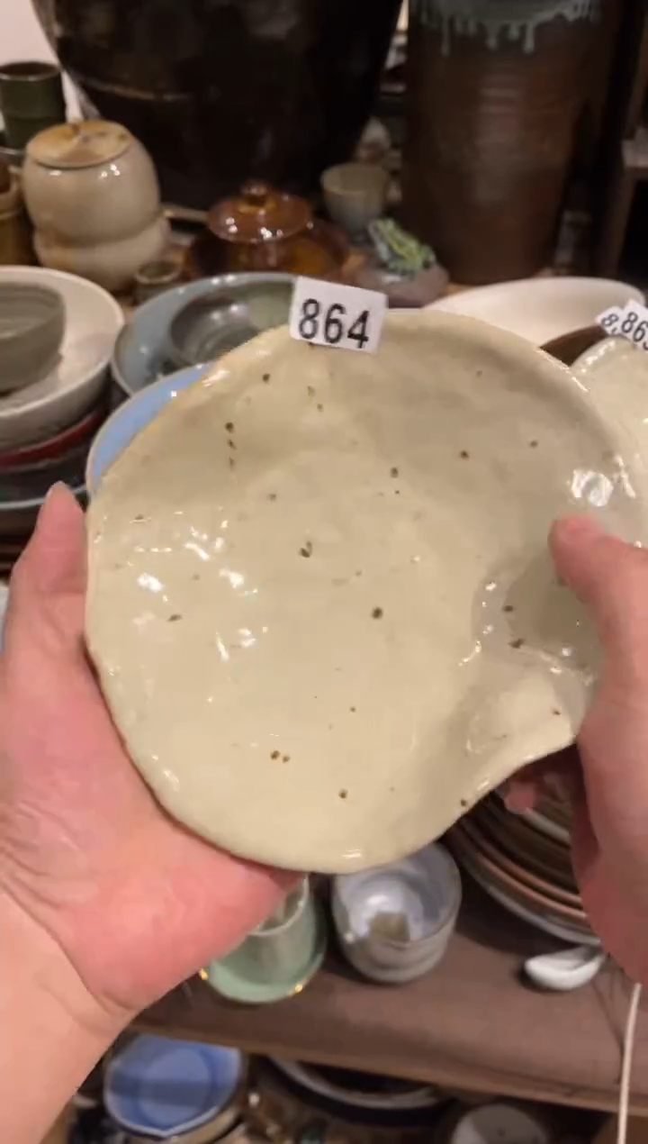 【闪购商品】瓷片864 燕麦的烤馕盘1个