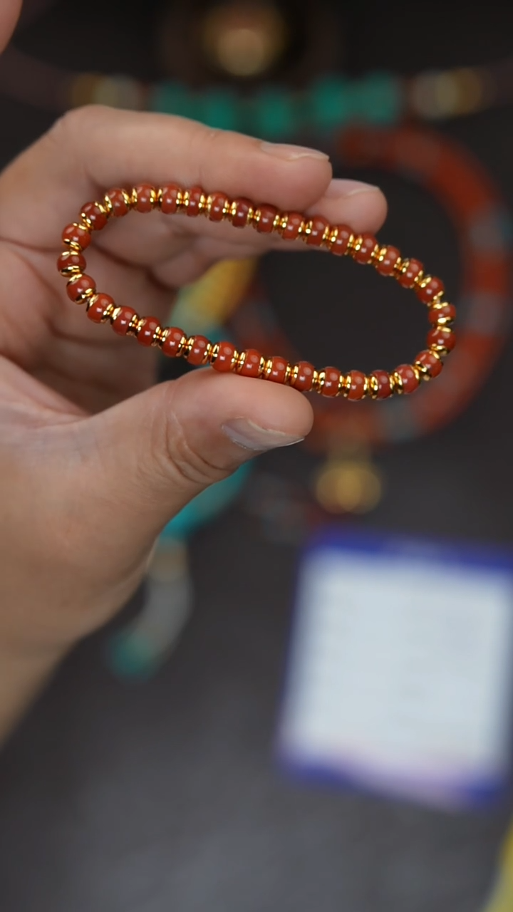 南红玛瑙手串未镶嵌南红手串