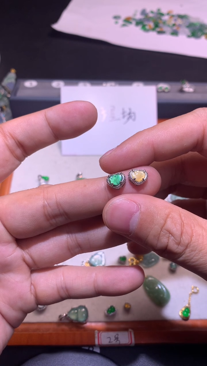 【闪购商品】翡翠吊坠(不含链)银S925镶嵌1