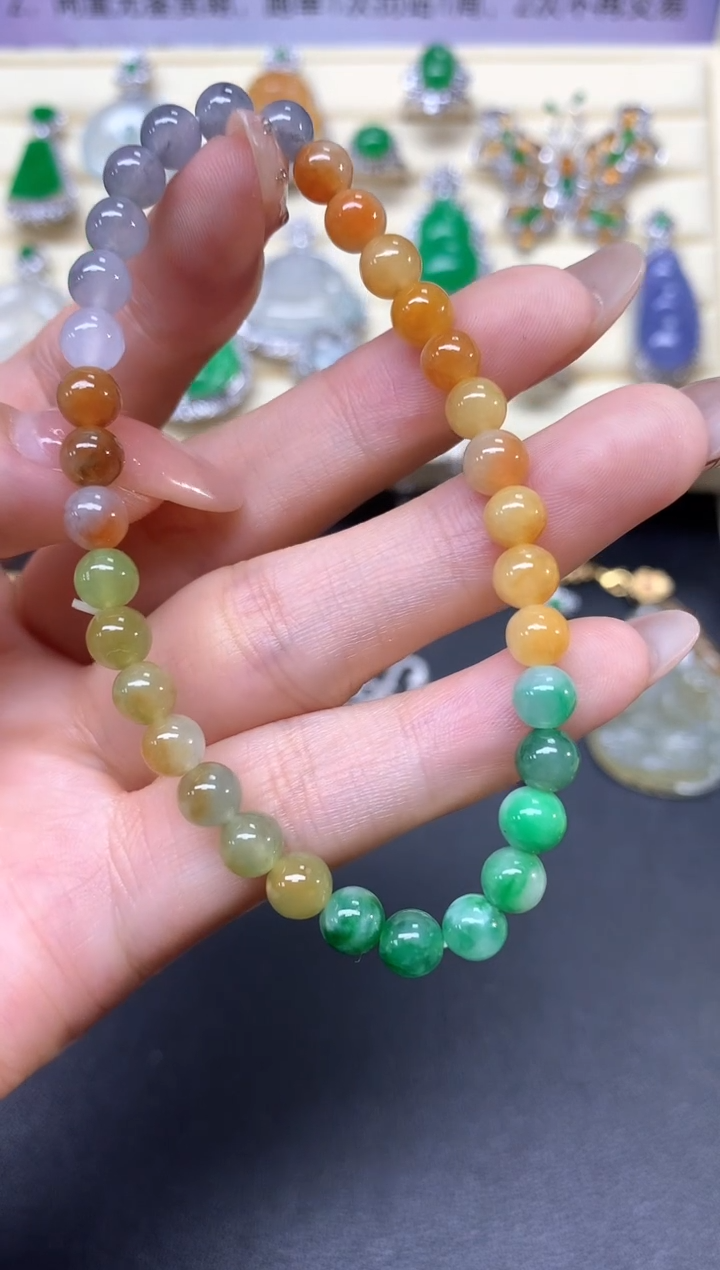 【闪购商品】翡翠手串未镶嵌手串|2400+240