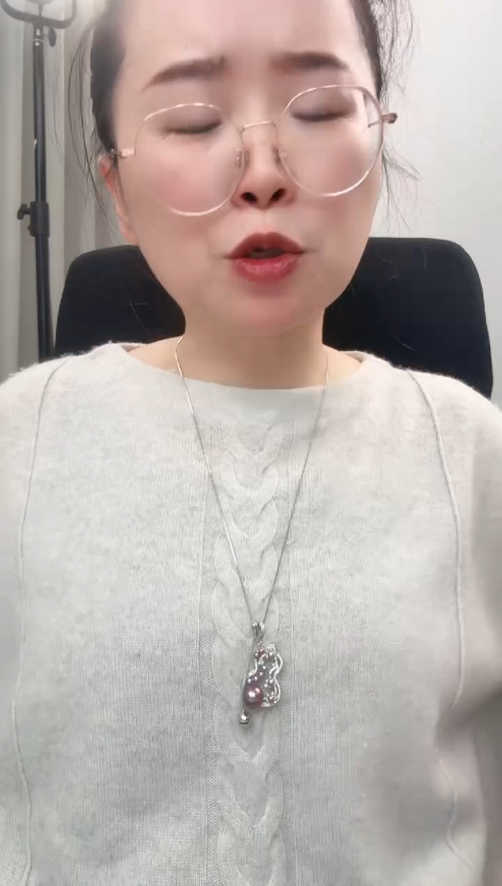 颈饰未镶嵌淡水珍珠紫色葫芦