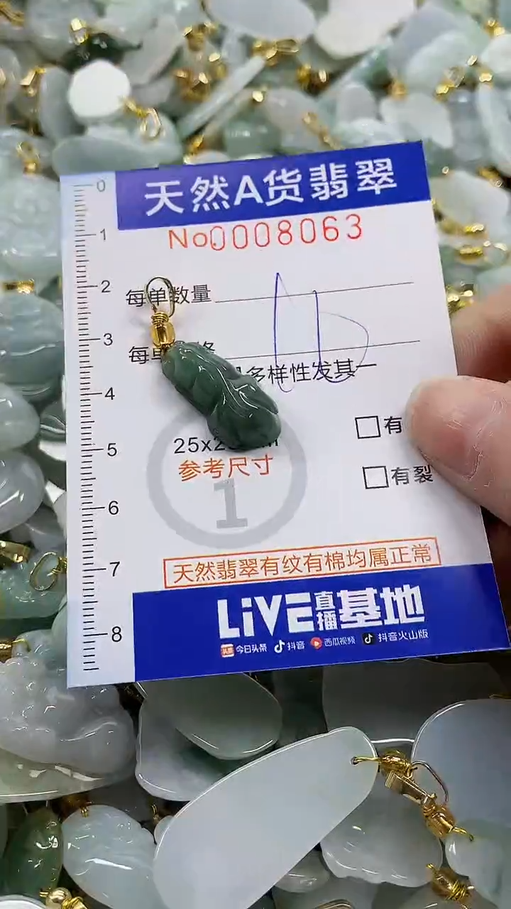 颈饰未镶嵌翡翠天然A货翡翠