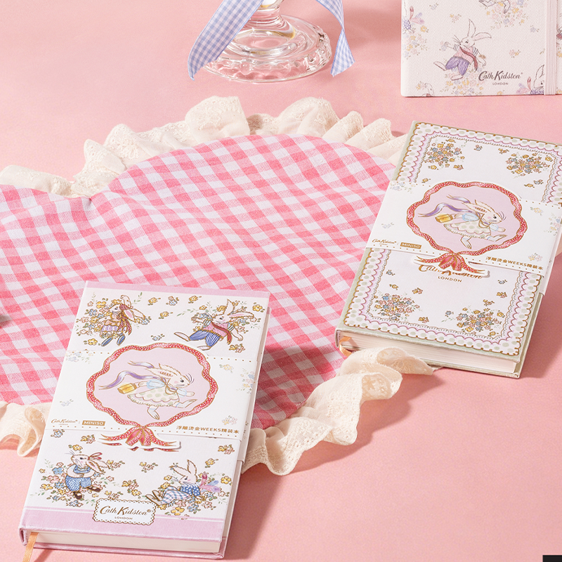 【名创优品XCathKidston联名】花园工坊系列浮雕烫精装本80页随机发