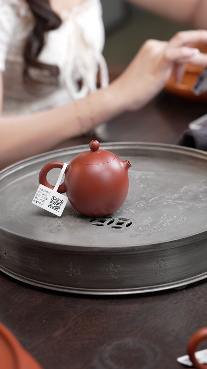 只**提潮州全手工手拉壶