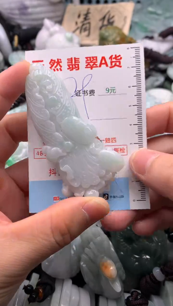 翡翠未镶嵌吊坠(不含链)1