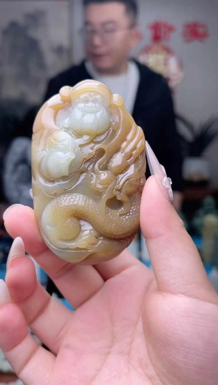 【闪购商品】和田玉未镶嵌挂件1