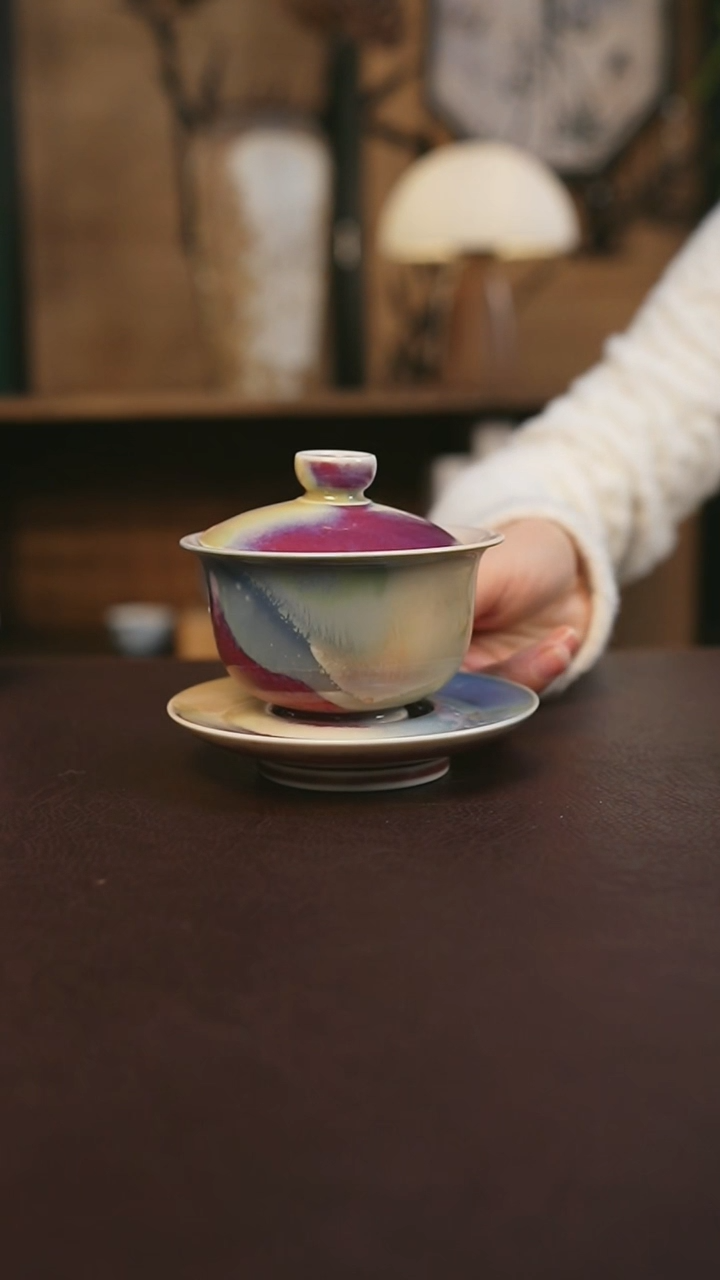 【闪购商品】景德镇陶瓷杯碗柴烧多人