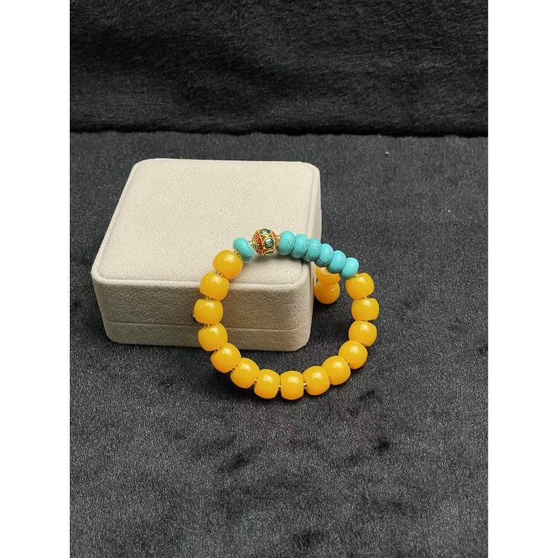 F39满黄蜡diy12m手串时尚百搭女款