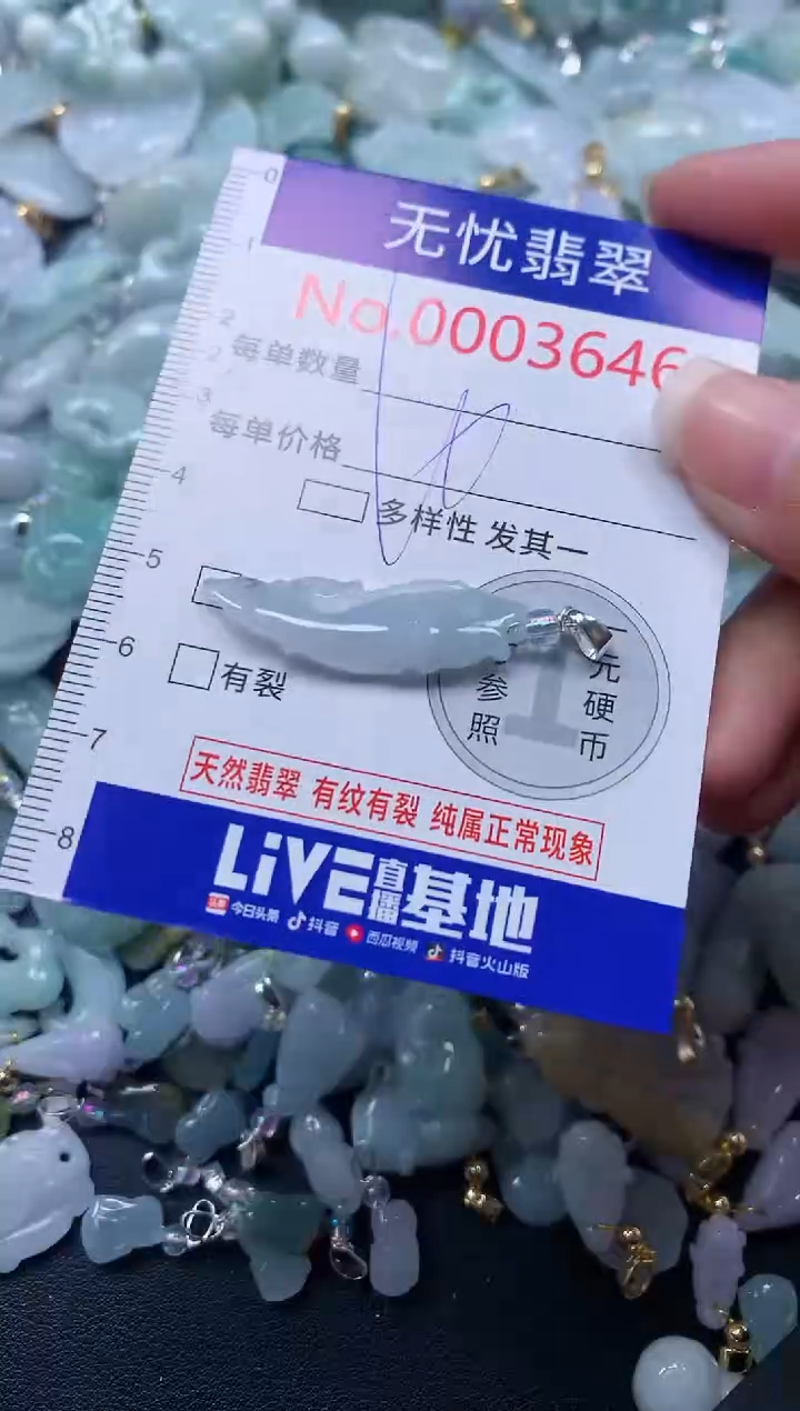 颈饰未镶嵌翡翠3646