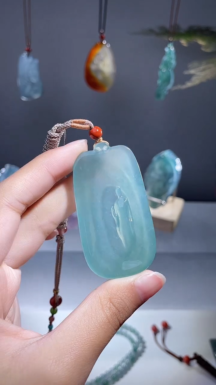 颈饰未镶嵌翡翠悟道