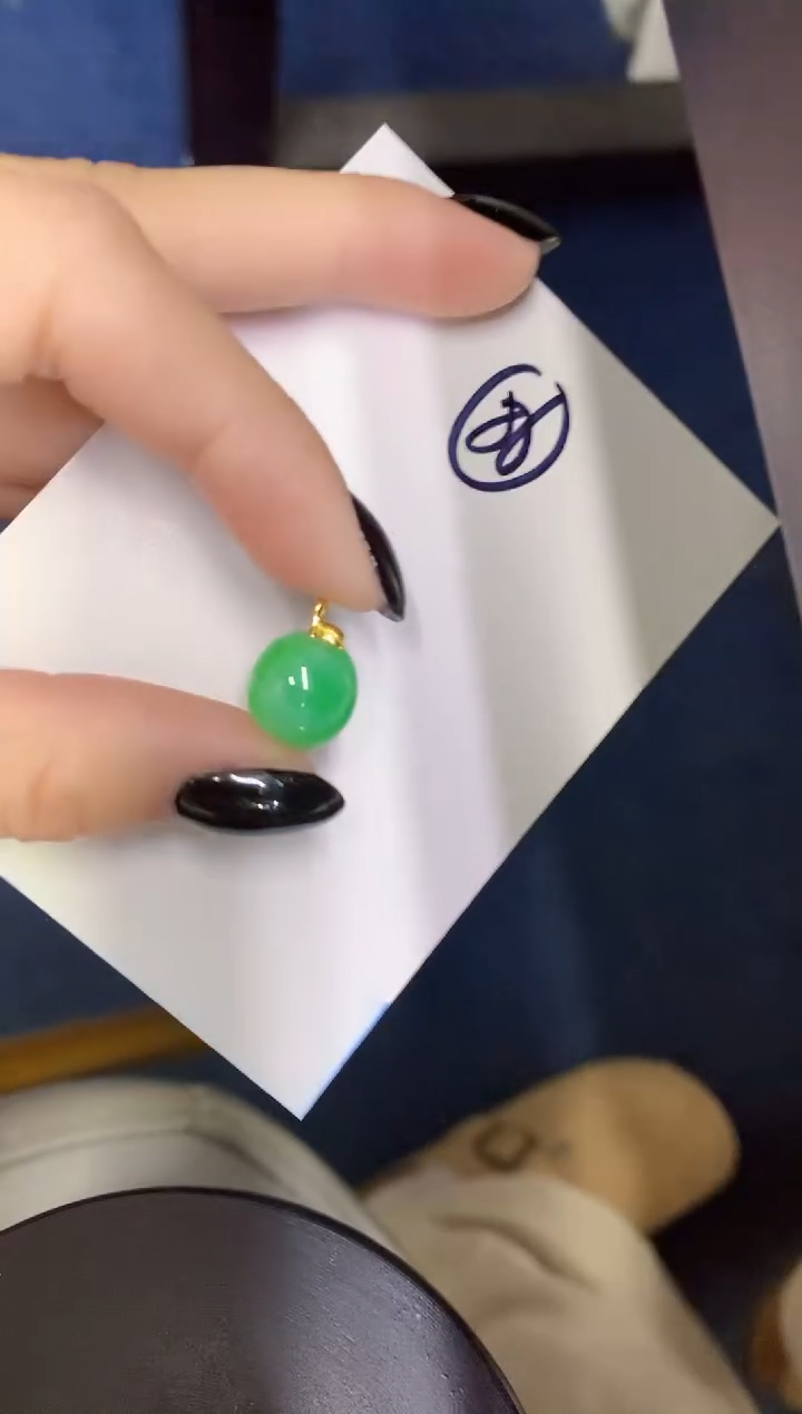 【闪购商品】翡翠颈饰18K金镶嵌00000000000