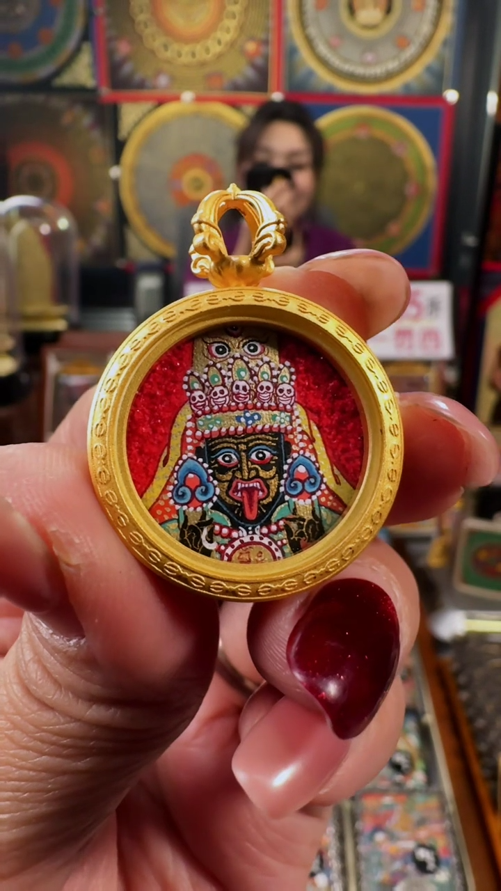 【闪购商品】吊坠壹善缘城手绘唐卡新春大促扎基2.0