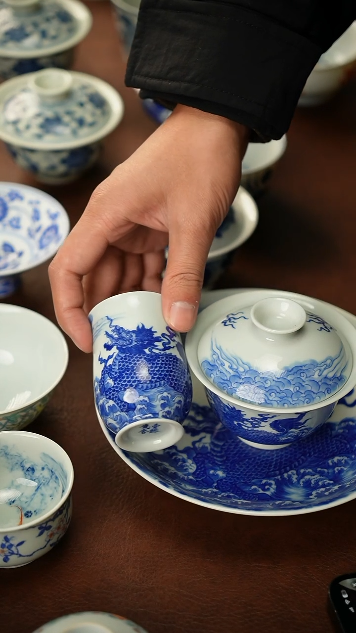 凡**子景德镇手工手绘茶器