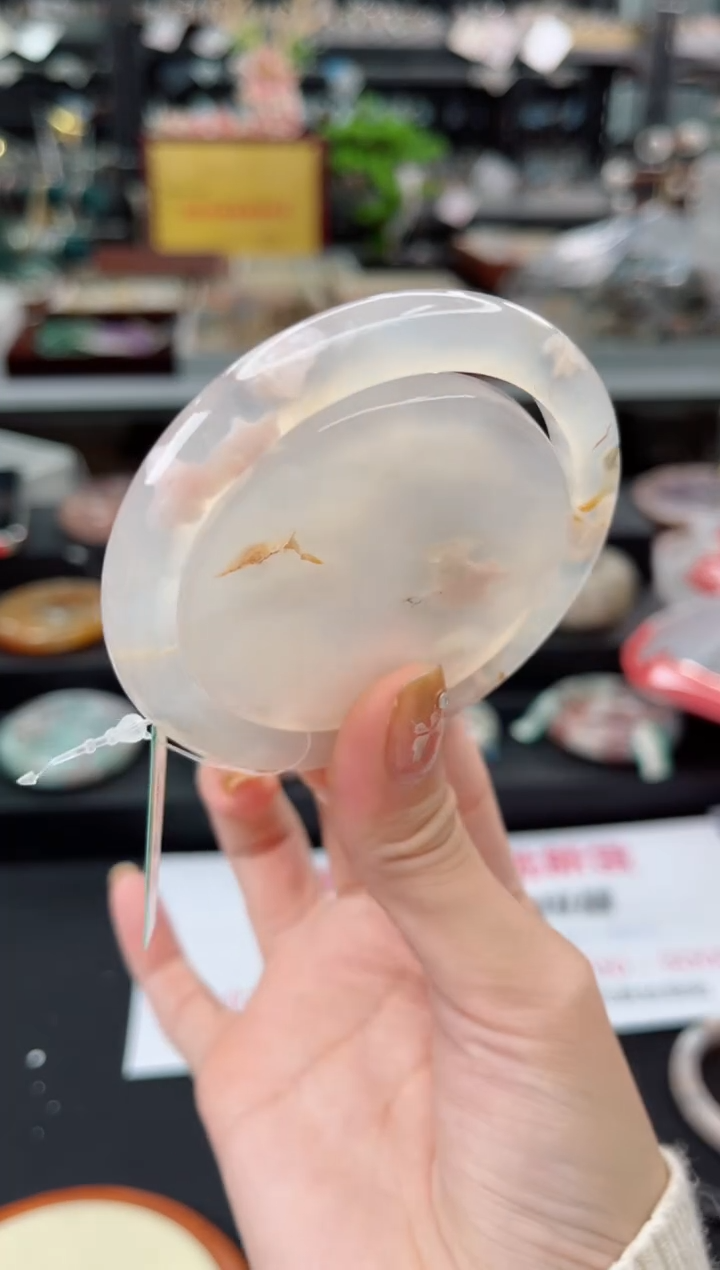 【闪购商品】石英质玉手镯未镶嵌58圈口（赠品镯心）3656246