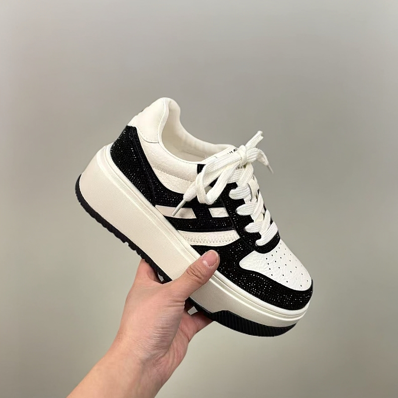2027-A1-运动休闲鞋女款2025春季新款厚底潮时尚女士百搭