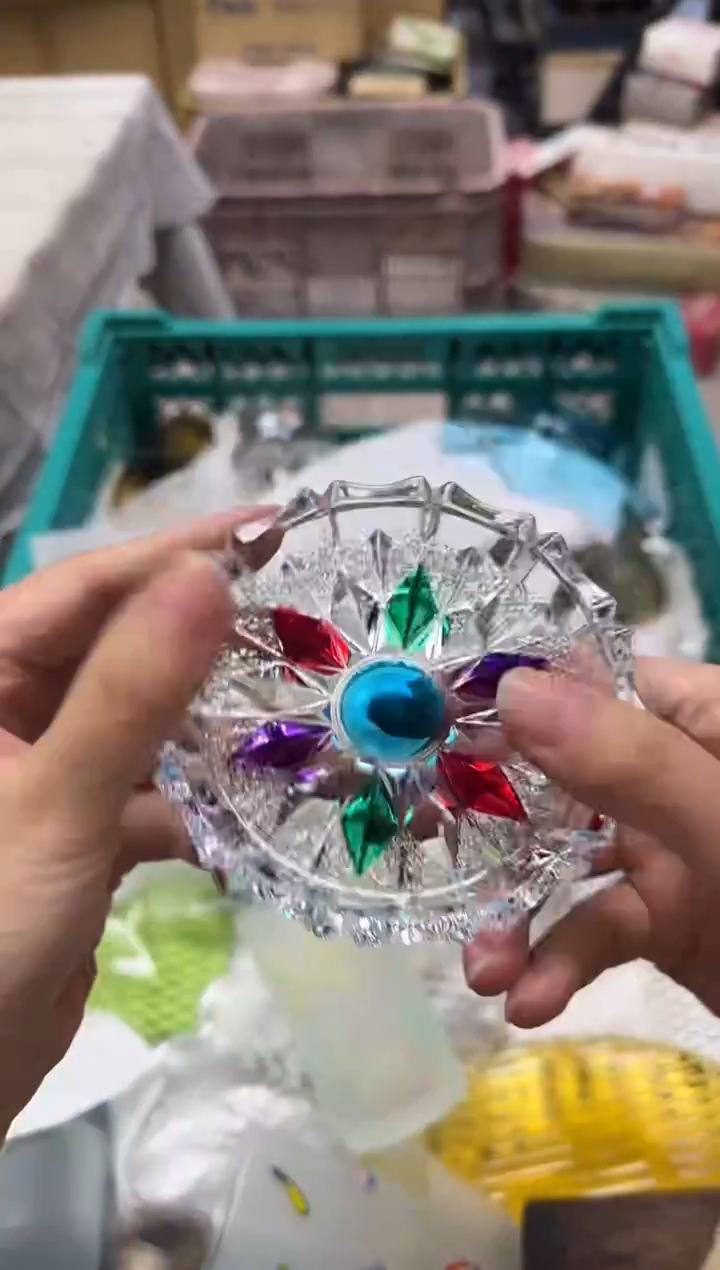 手工艺品玻璃玲**晶693