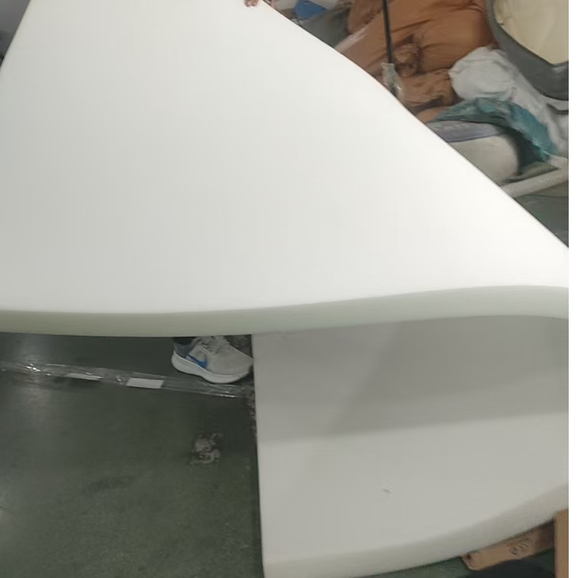 瑕疵污渍白黄色系列竹炭记忆棉床垫沙发垫飘窗垫发1床