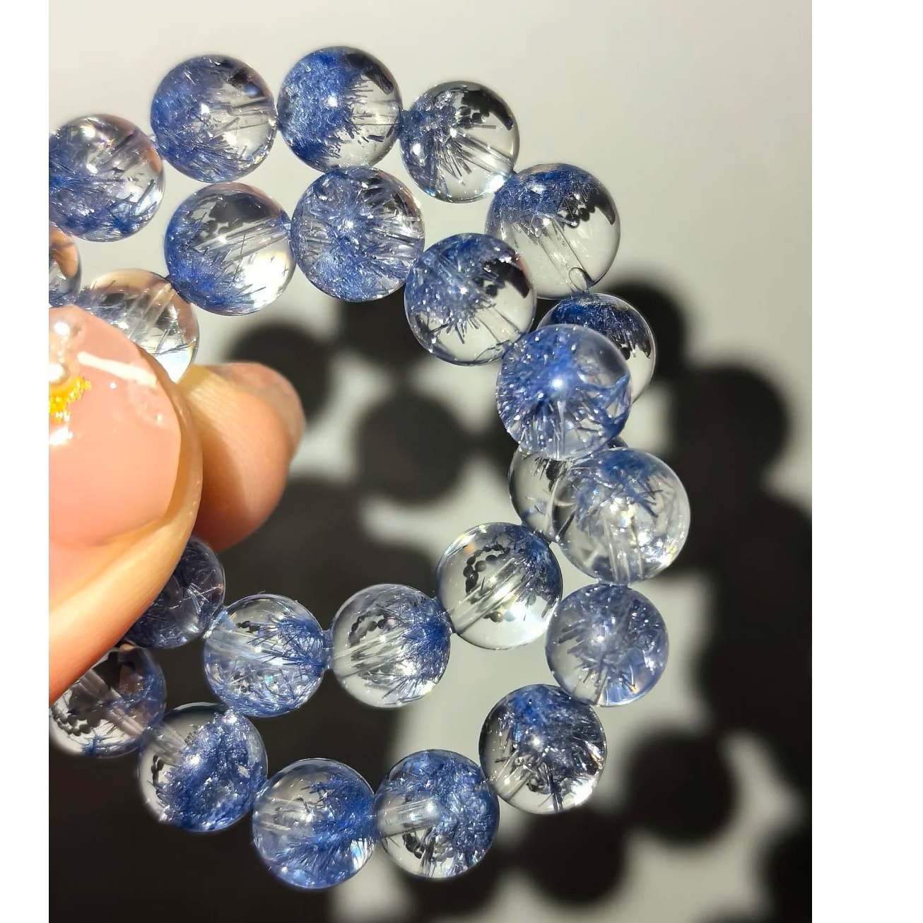 {直播间拍}水晶手串直播间用