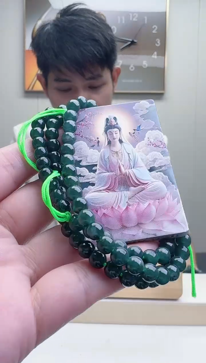 颈饰未镶嵌翡翠天然A货翡翠 多样性随机发其一