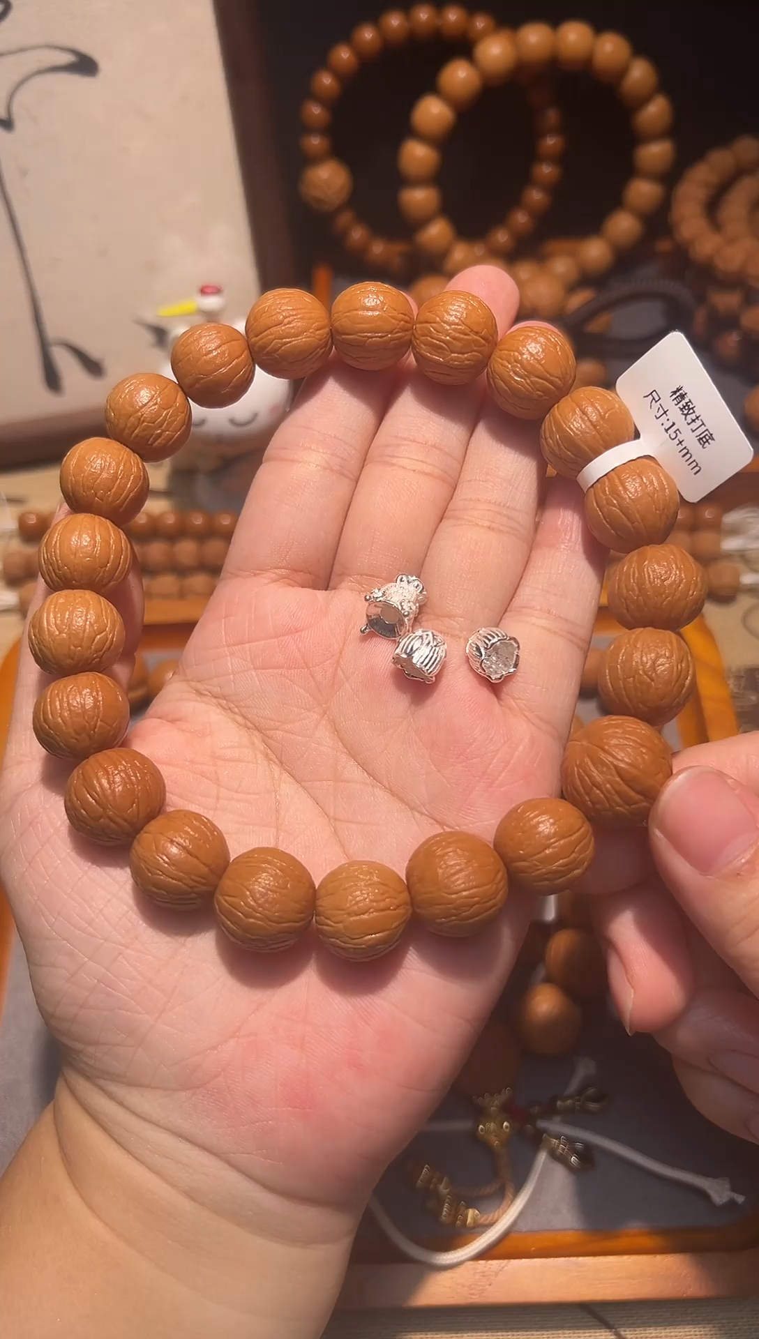 手串猴头核桃聚宝盆手持