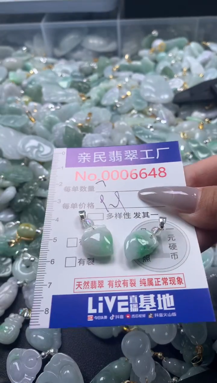 颈饰未镶嵌翡翠6648