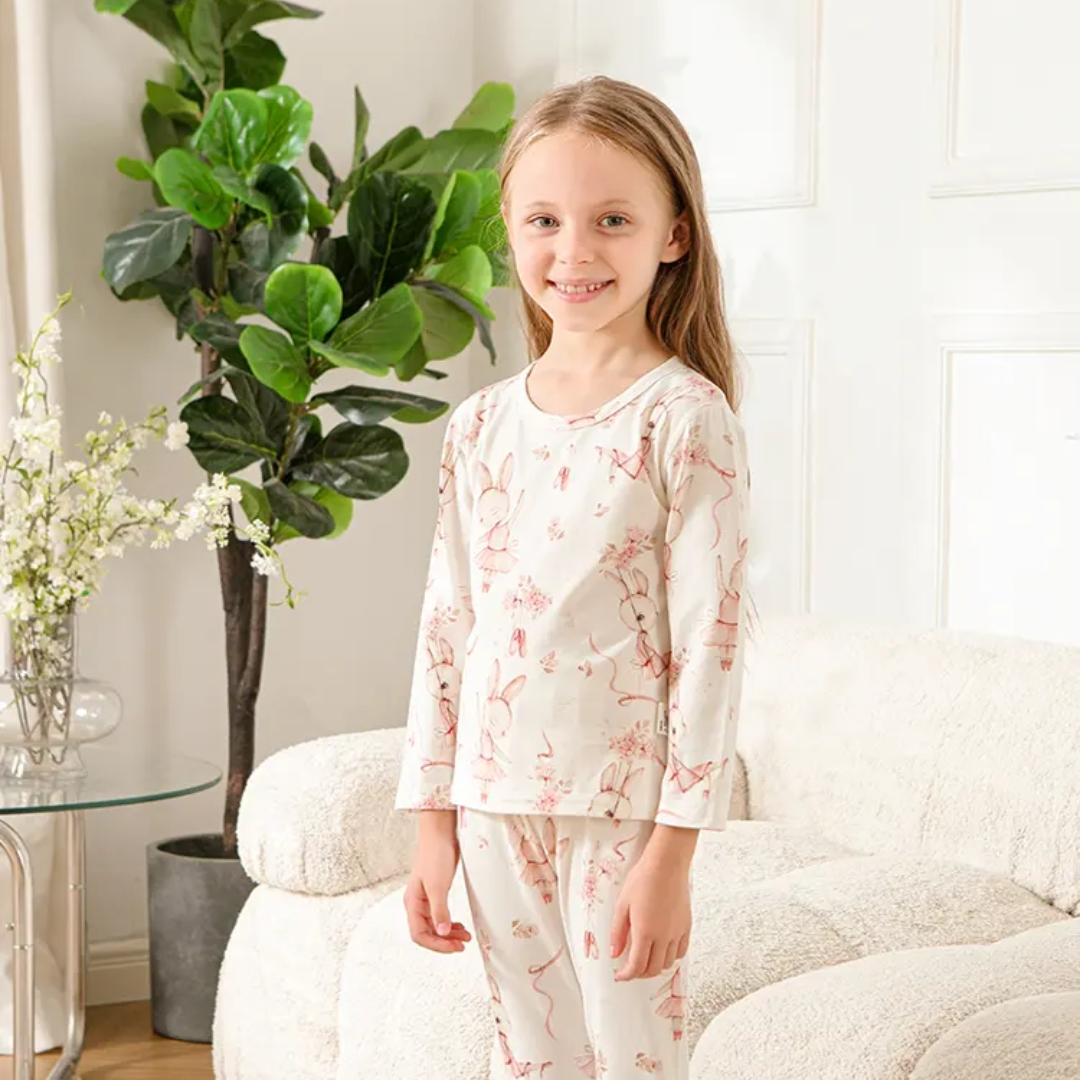 6090-小猪大卫-芭蕾兔羊毛蚕丝分体套装