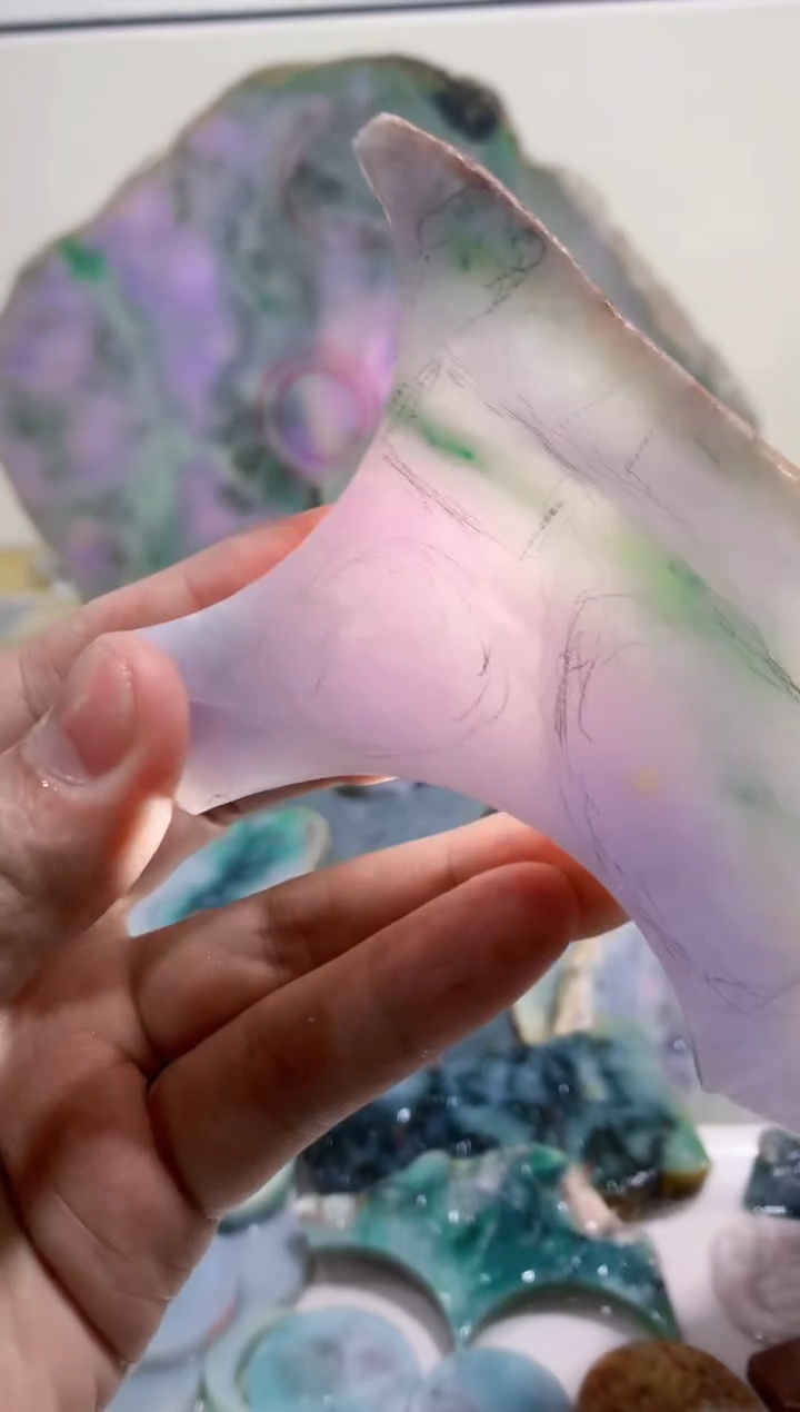 裸石翡翠自**生0蒙0翡翠珠宝934