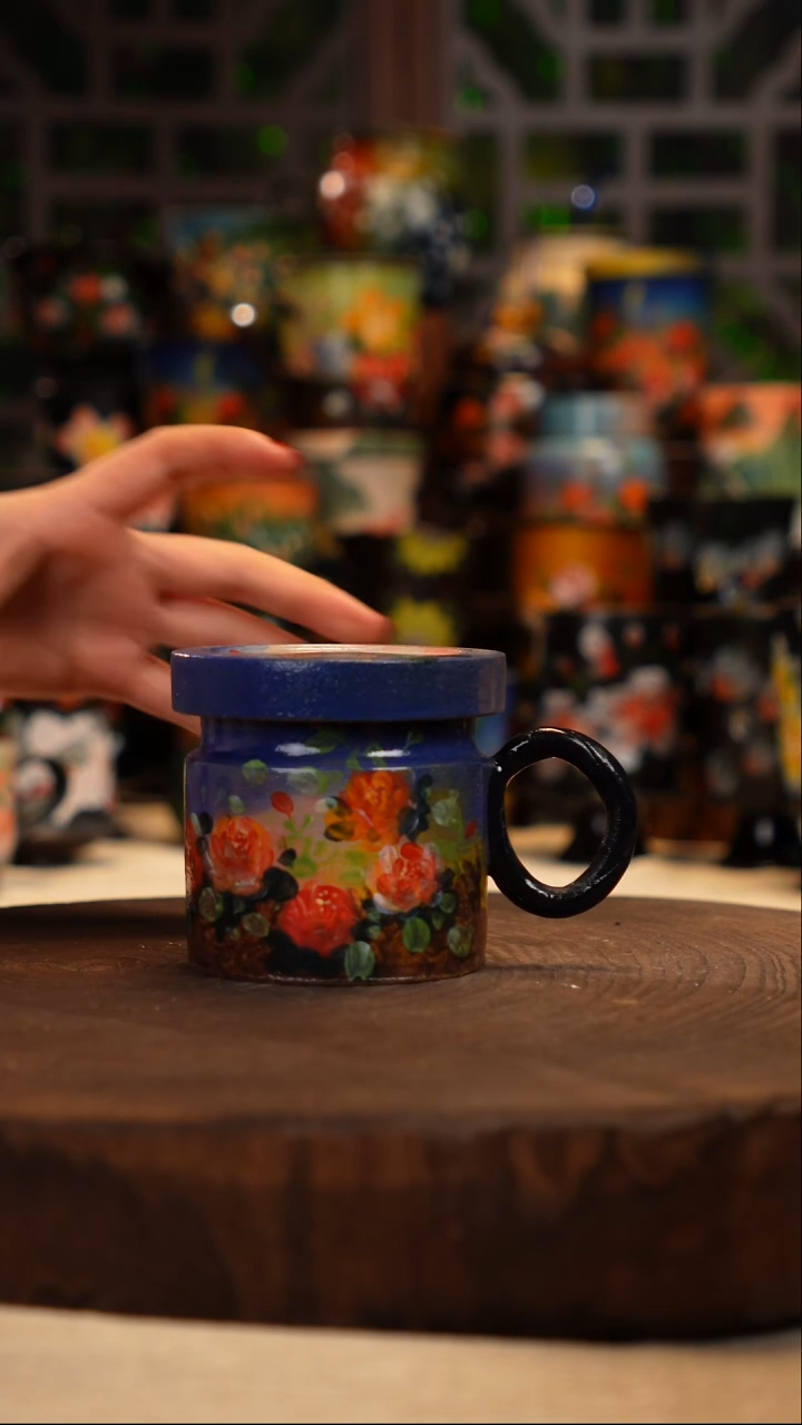 油画   釉下彩   杯子