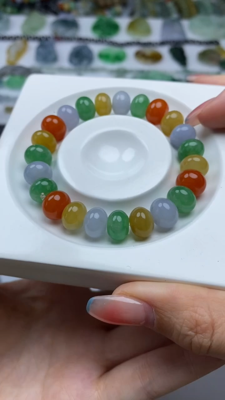 未镶嵌定制翡翠开**贝毛货定制不退不换