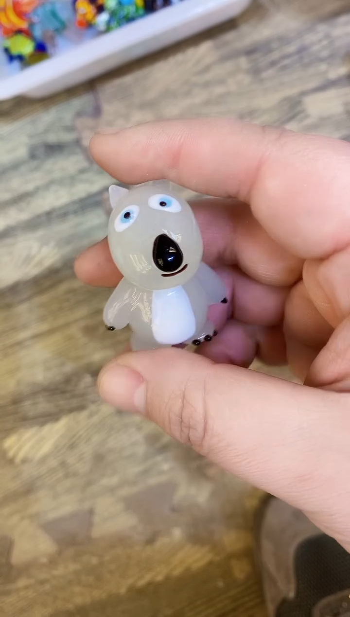【闪购商品】琉璃手工艺品倒霉熊