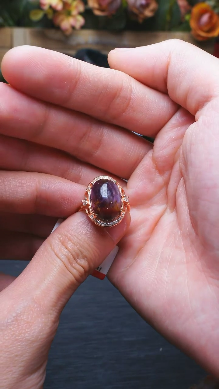 【闪购商品】水晶L026极光23戒指银S925镶嵌多样性