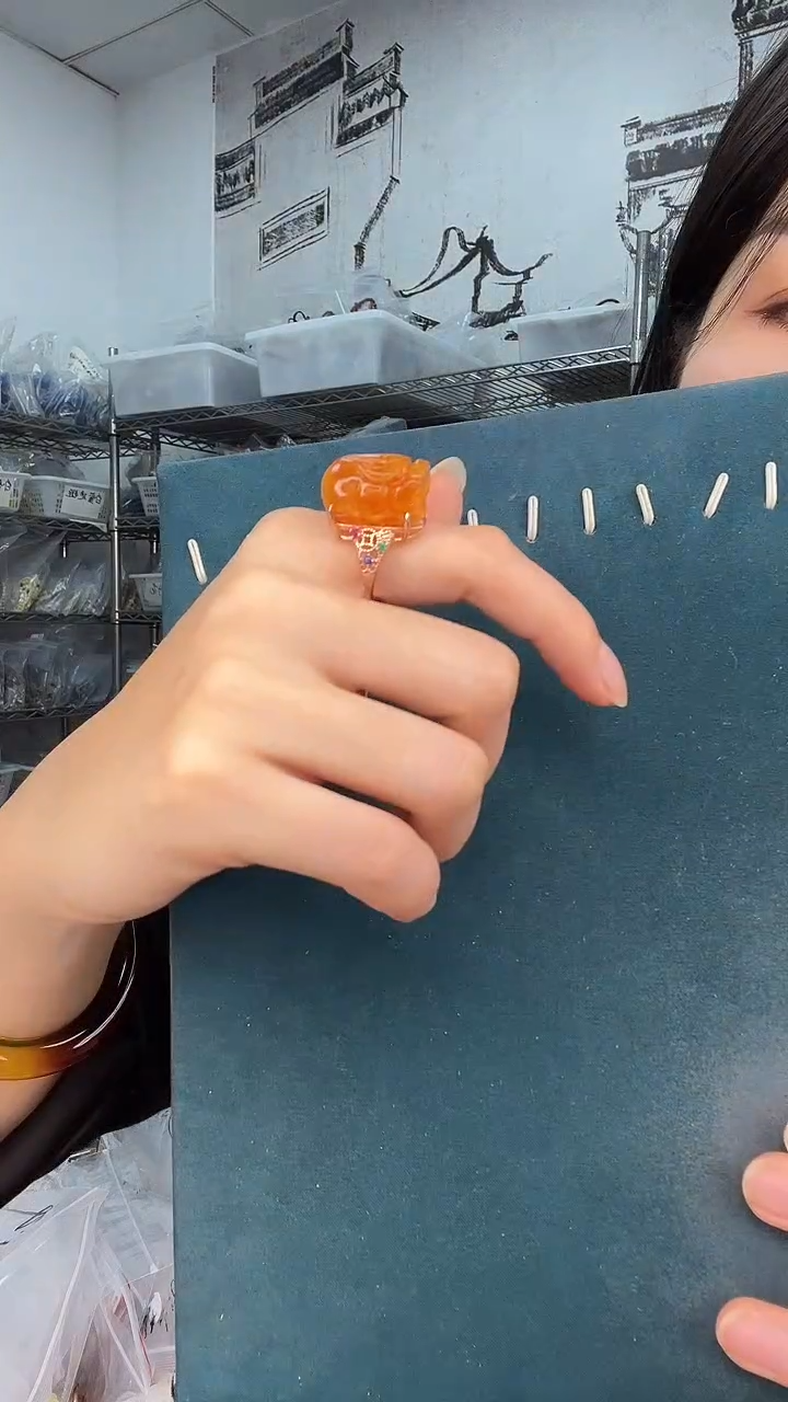 裸石琥珀未镶嵌H1286天然蜜蜡