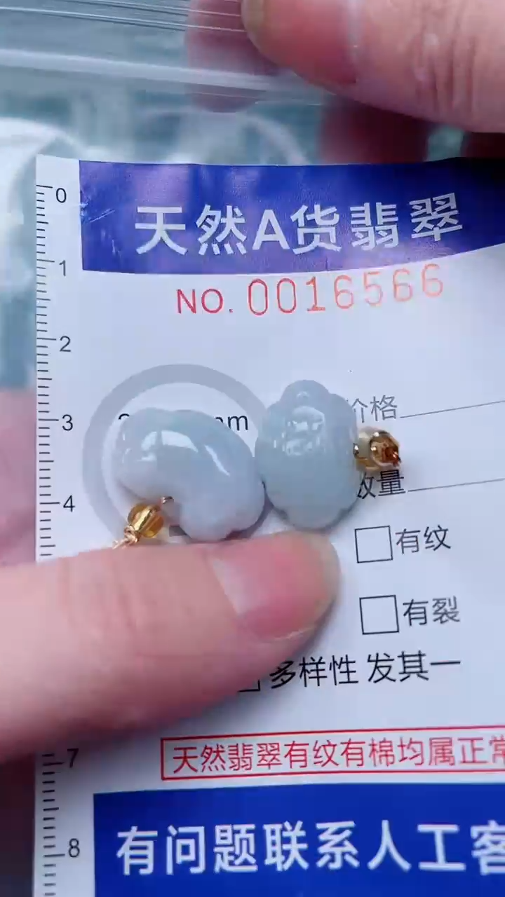 翡翠未镶嵌吊坠(不含链)1