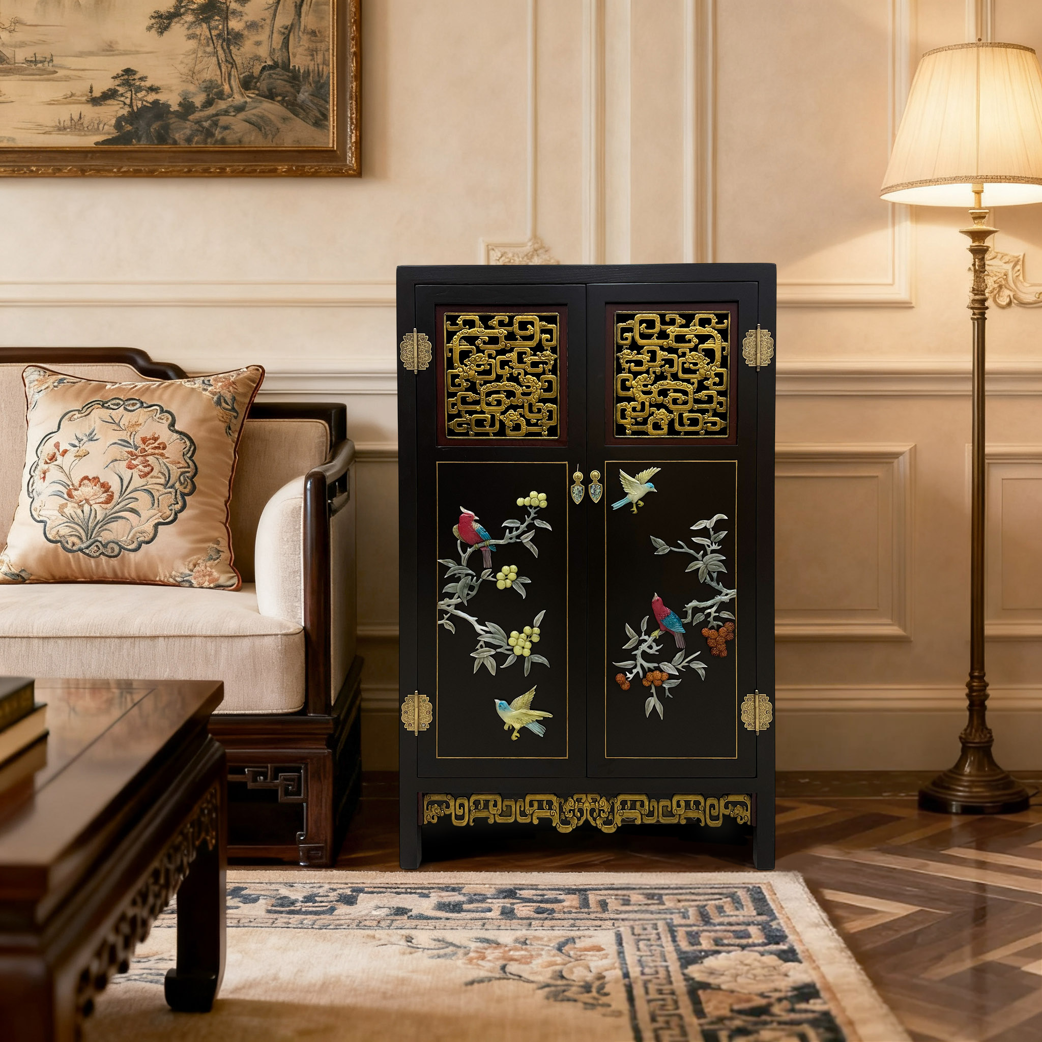 【本尼家】TS765玄关柜长80*宽40*高128cm