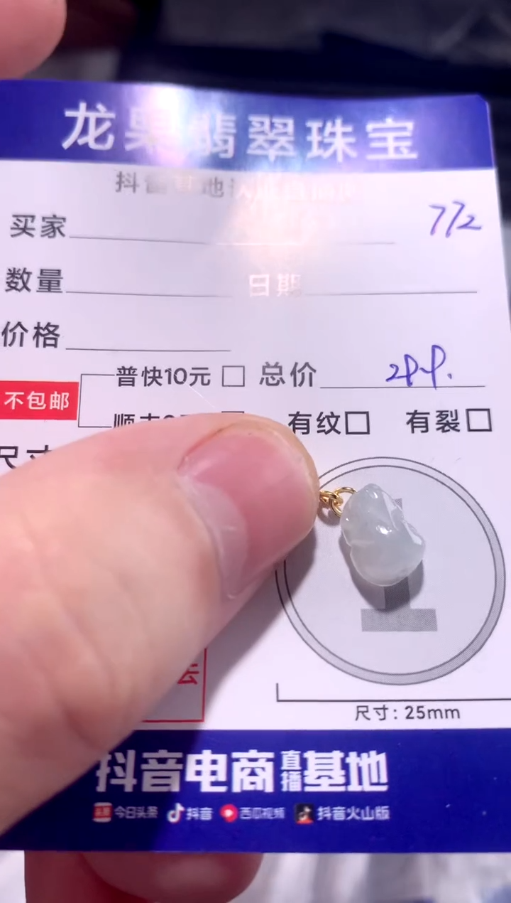 颈饰未镶嵌翡翠貔貅772