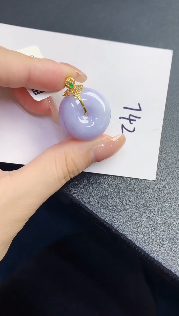 【闪购商品】翡翠18K金镶嵌颈饰000000000