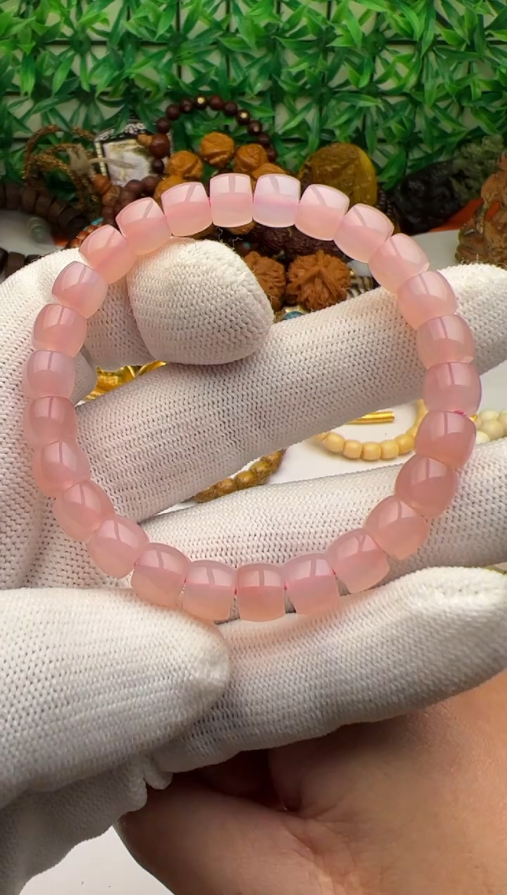 【闪购商品】南红玛瑙手串未镶嵌文玩9mm南红粉糯手串