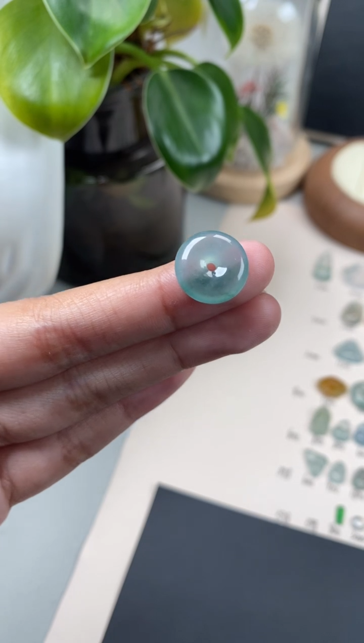 【闪购商品】翡翠颈饰未镶嵌翡翠冰晴平安扣