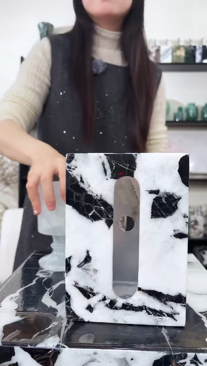 石材诺*宝黑247 纸巾盒