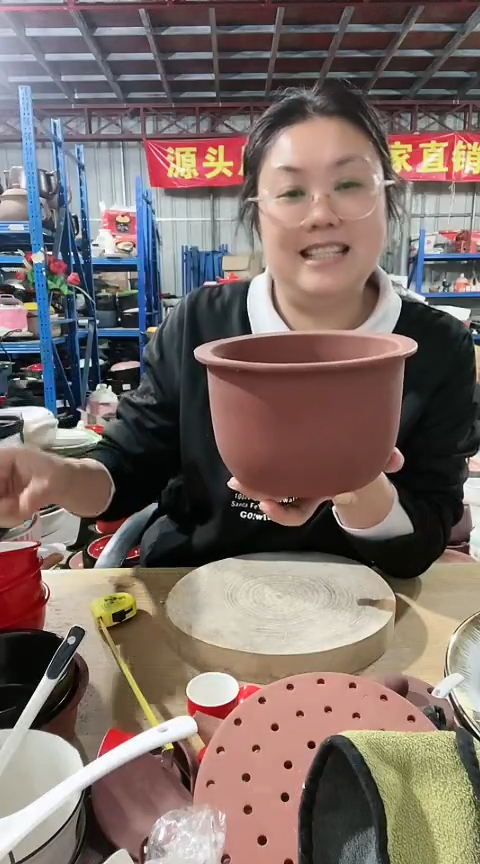 陶戈*大瑕疵紫砂小号内胆不带盖